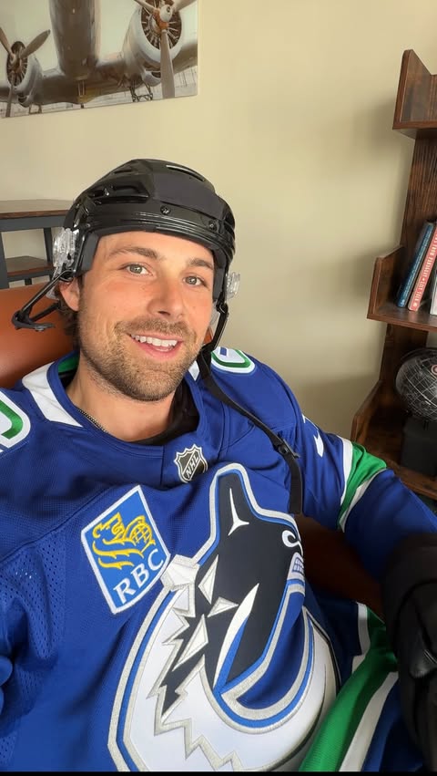 Instagram post by @derekjacobkesseler for RBC. Caption reads: [...] already thinking about October hockey! @rbc....