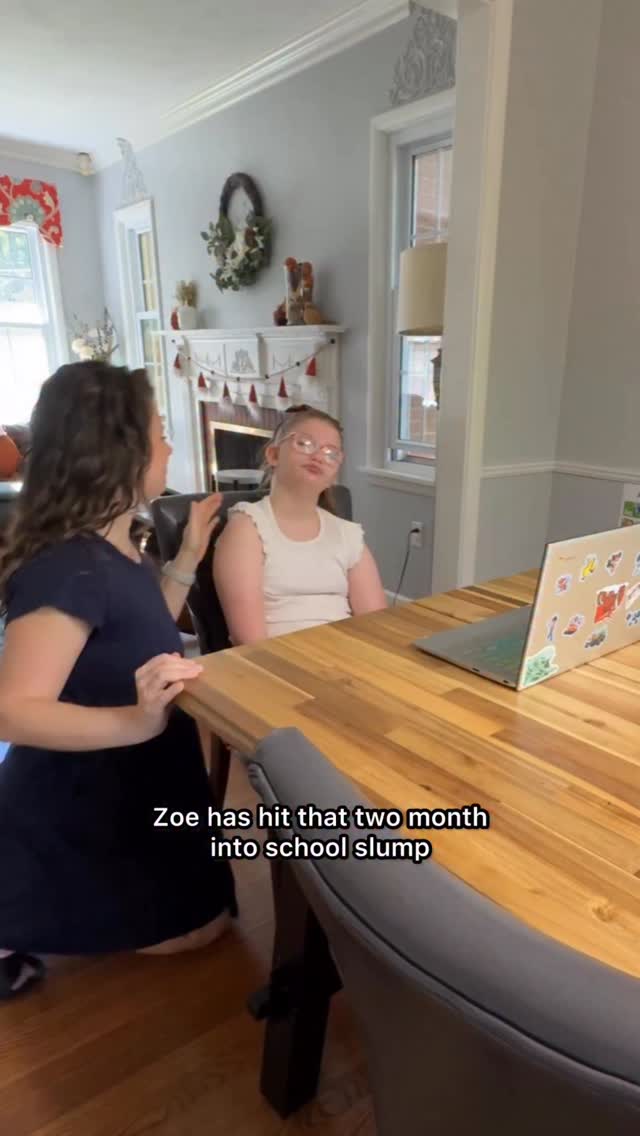 Instagram post by @mrsamandastanton for Outschool. Caption reads: #outschoolpartner Zoe LOVES decorating for seasons....