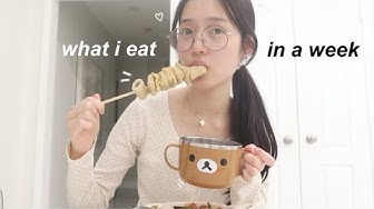 YouTube post by @tracysohn for Paperlike. Caption reads: my last what i eat in a week before i move out 🍢....