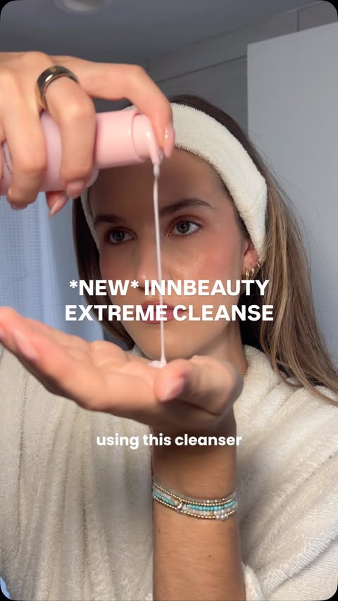 Instagram post by @rawmakeup__ for INNBEAUTY PROJECT. Caption reads: [...] with the new extreme cleanse from....