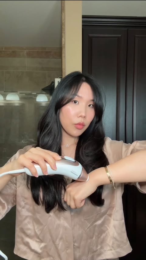 Instagram post by @conniecyang for Braun. Caption reads: #ad #BraunPartner My favorite at home hair removal....