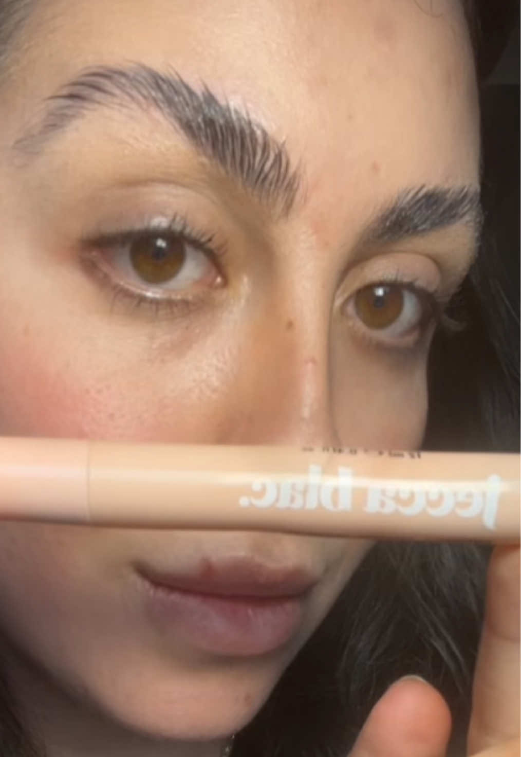 TikTok post by @allaboutmimi00 for Jecca Blac. Caption reads: [...] brow gel is now back in stock👀💅🏼 @Jecca....