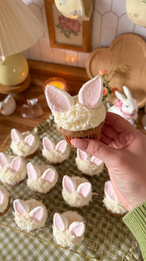Instagram post by @skylermmann for Betty Crocker. Caption reads: [...] any hosting! 🥕💐 ✨Recipe: -prepare....