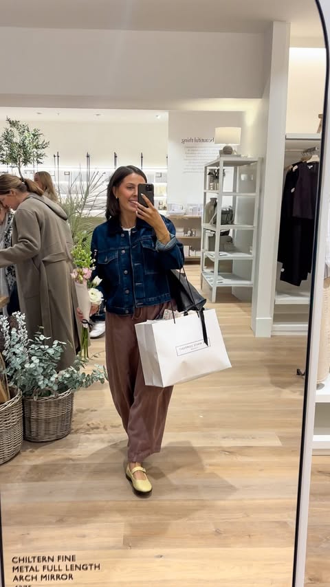 Instagram post by @ellafaulkner_ for The White Company. Caption reads: [...] So much fun looking around the new....