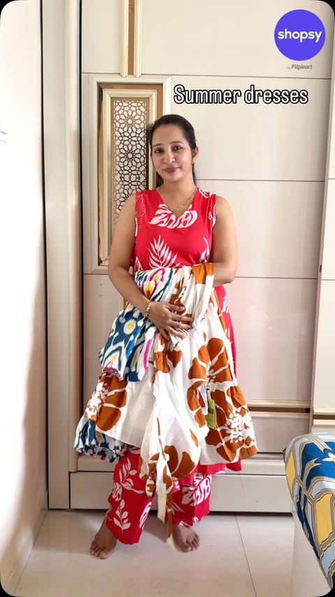Instagram post by @kiaras_diaries for Shopsy. Caption reads: Summer dresses ✨ Comment for link 🔗 @shopsy_app....