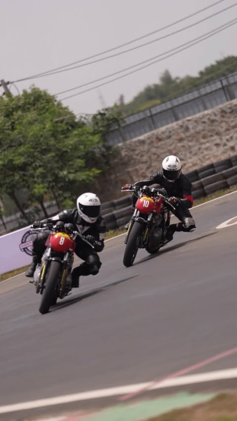 Instagram post by @powerdrift for Royal Enfield. Caption reads: The Gurgaon Zonal round of the Royal Enfield....