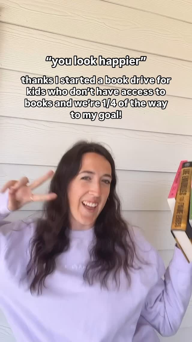 Instagram post by @inmybookclubera for World Vision. Caption reads: LINK IN BIO TO DONATE🤍🤍🤍

I’ve partnered with....