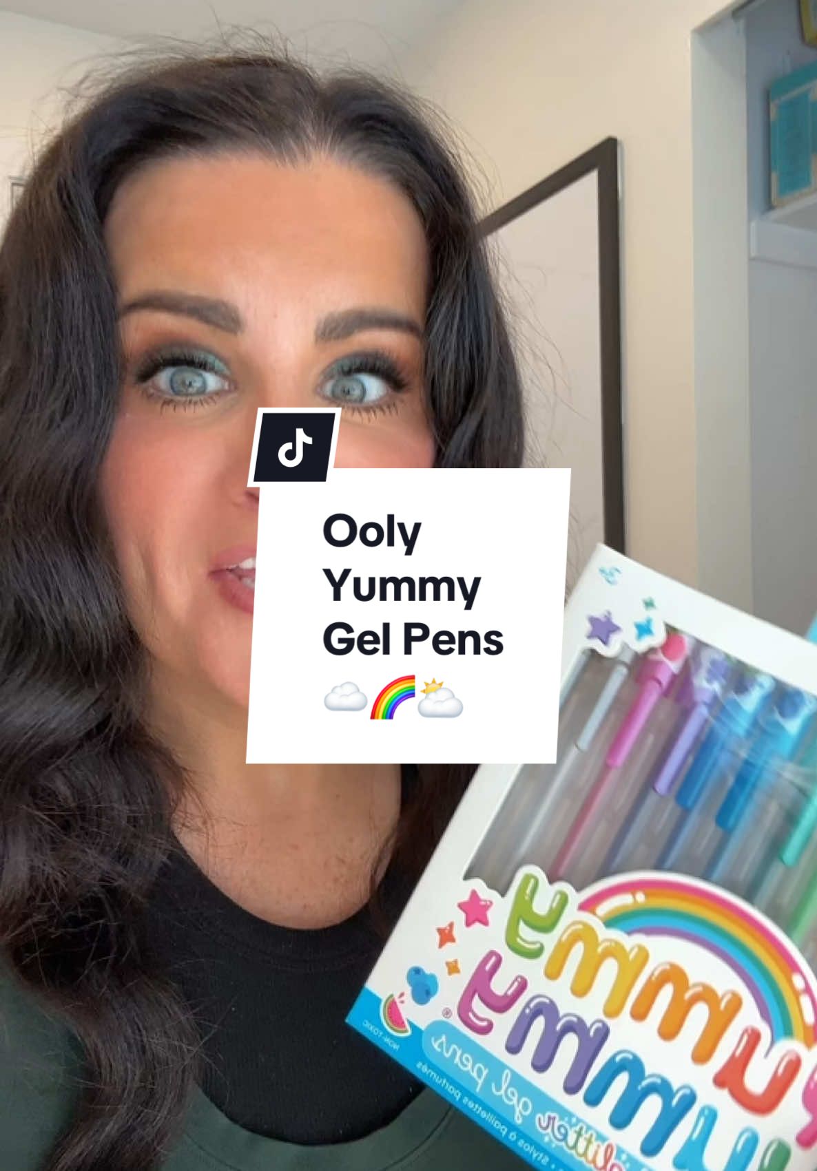 TikTok post by @creative__lettering for OOLY. Caption reads: Ooly Products are so Much FUN! 😍 🌈 #ooly [...].