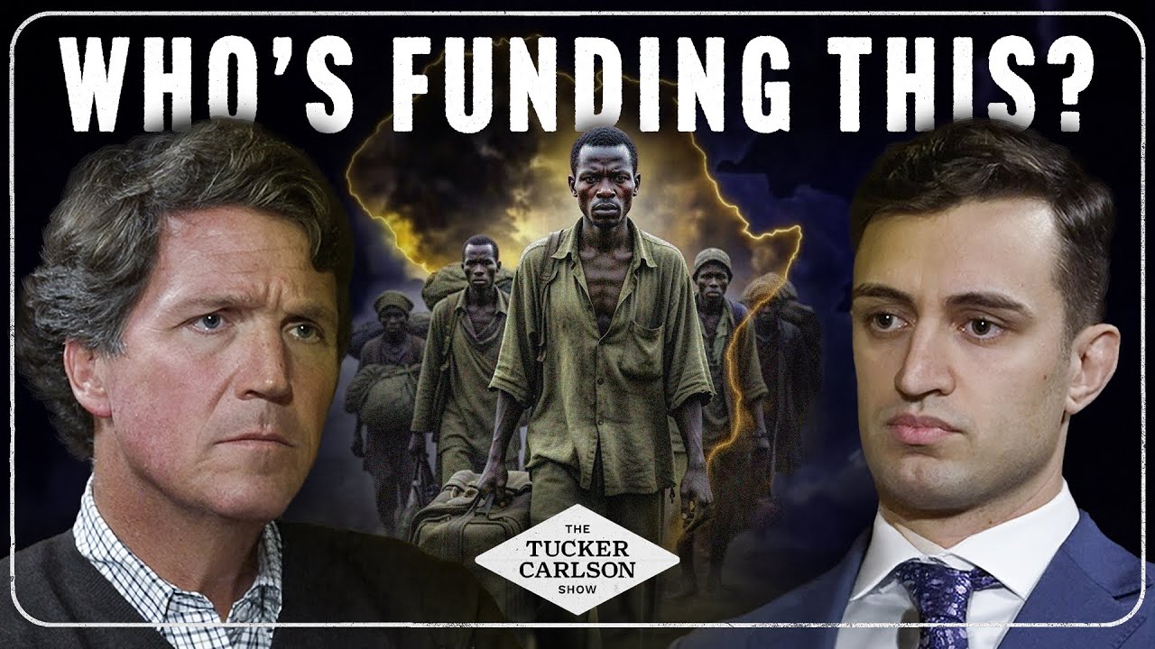 YouTube post by @TuckerCarlson for Dose. Caption reads: [...] Follow Muckracker: Paid partnership with:....