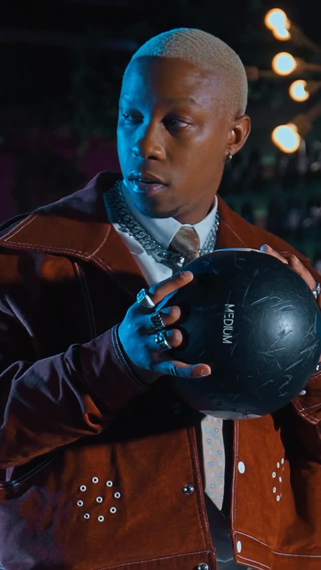 Instagram post by @pcee.official for Carolina Herrera. Caption reads: Game night, good vibes, and a scent that doesn’t....