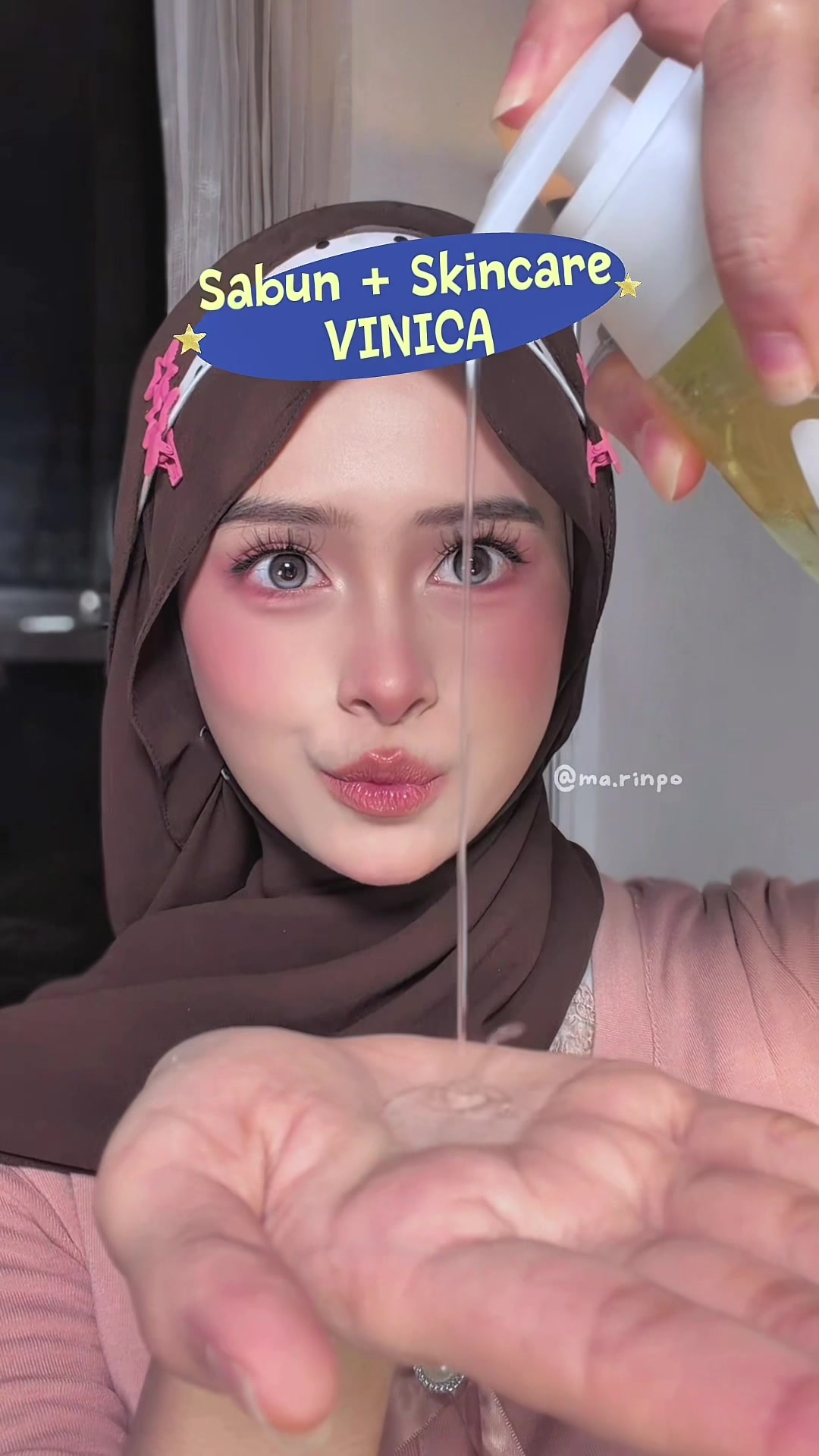 TikTok post by @ma.rinpo for Johnson’s Baby Indonesia. Caption reads: Aku juga bayi kok umur 6 bulan lebih 23 tahun🤣....