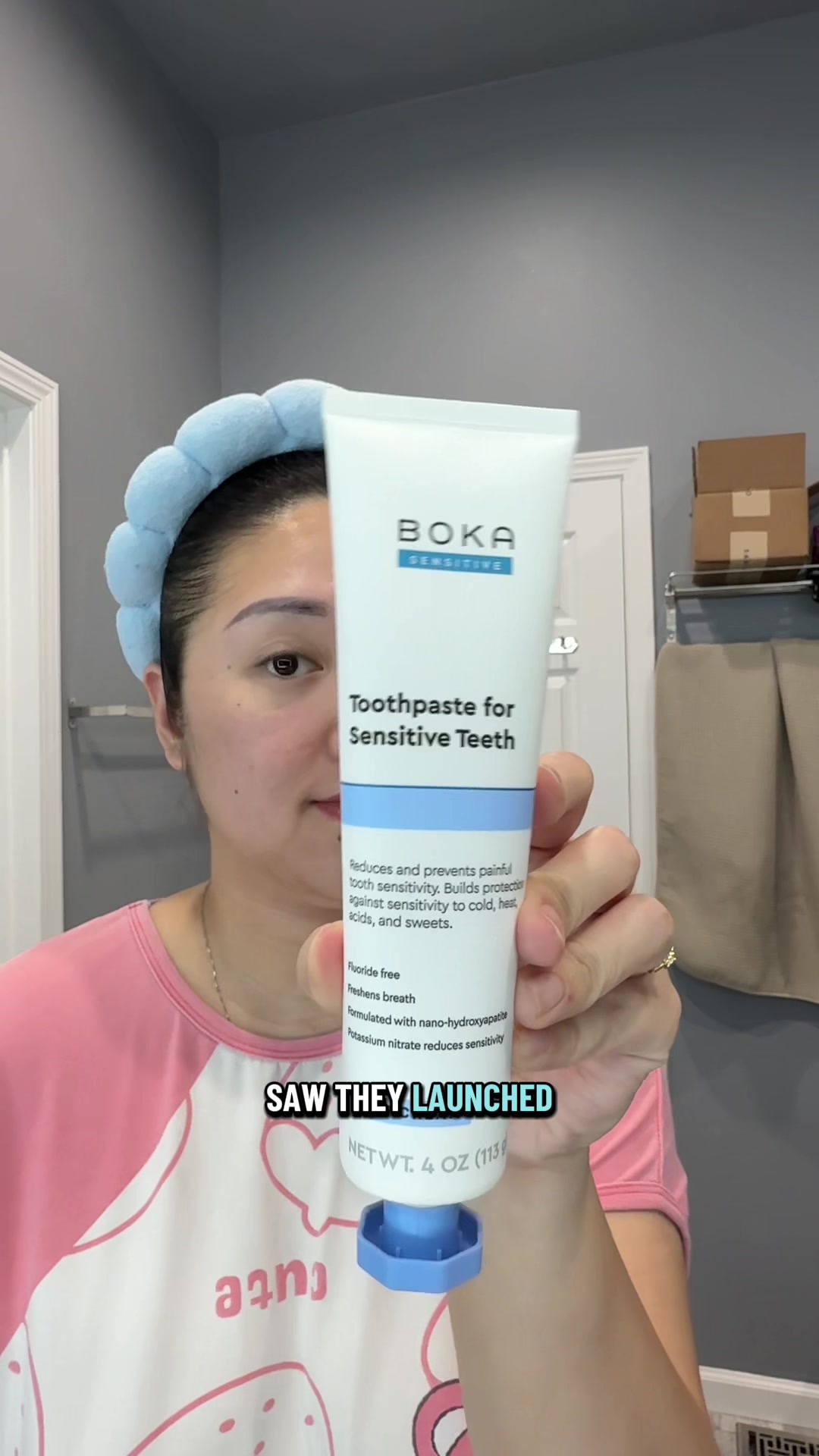 TikTok post by @cicigiginana for Boka. Caption reads: Green Boka walked so the Sensitive version could....