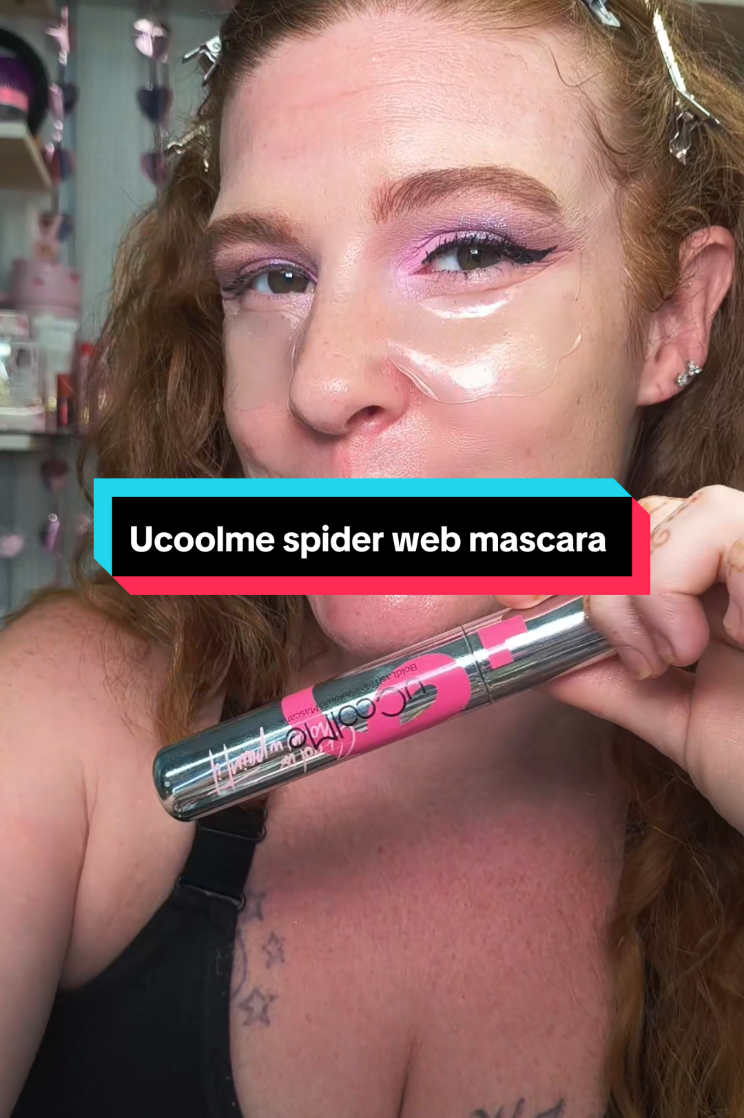 TikTok post by @savannahs.pets4 for uCoolMe Lashes. Caption reads: [...] Very affordable! @uCoolMe Makeup @uCoolMe....