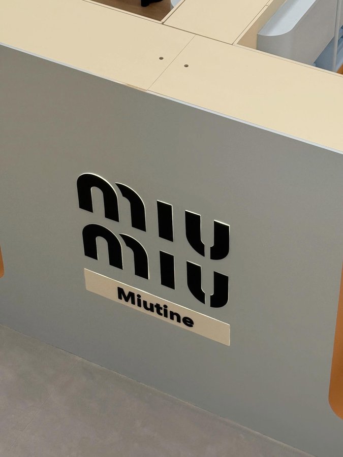 Instagram post by @georginamazzeo for Miu Miu. Caption reads: @MiuMiu Holiday House
A special kind of winter....