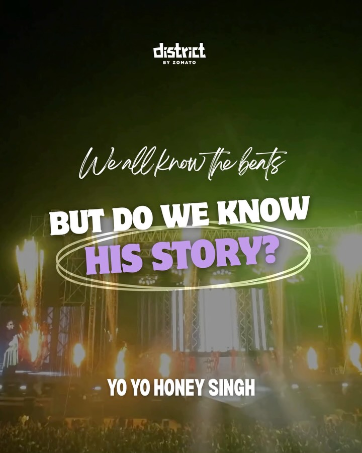 Instagram post by @blubloodme for Zomato. Caption reads: You’ve heard the tracks and lived the moments, but....