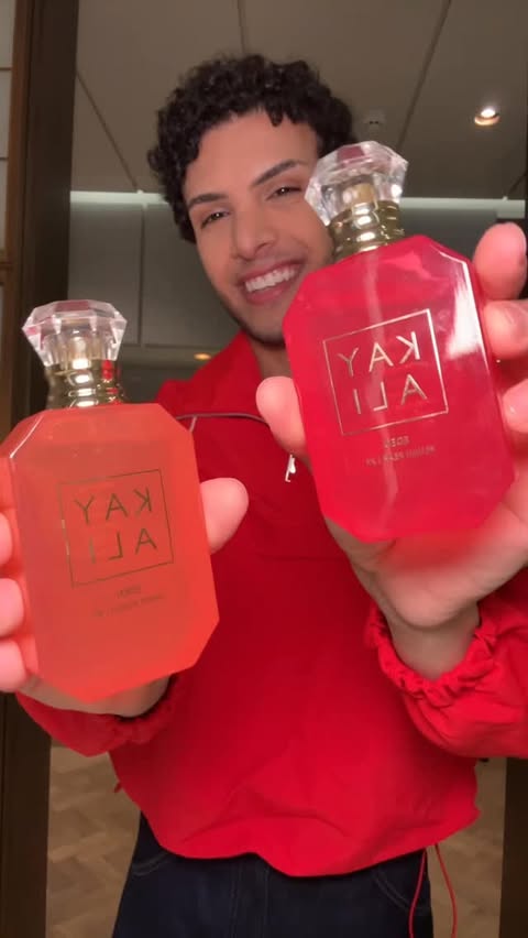 Instagram post by @mushumajed for KAYALI FRAGRANCES. Caption reads: Grwm to go to a house party with @kayali #london....