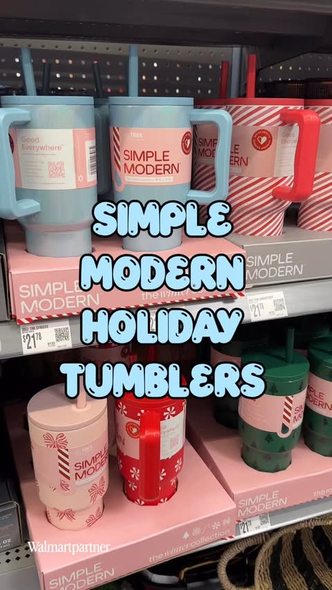 Instagram post by @thepursuitshop for Simple Modern. Caption reads: [...] + comment WANT 😍 These new....