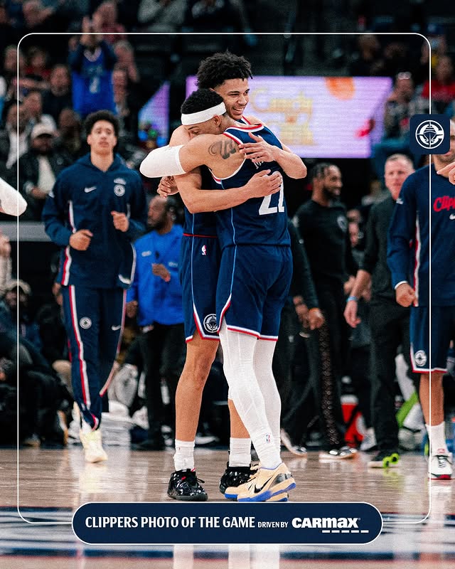 Instagram post by @laclippers for CarMax. Caption reads: [...] Jordan!

📸 Photo of the Game driven by....