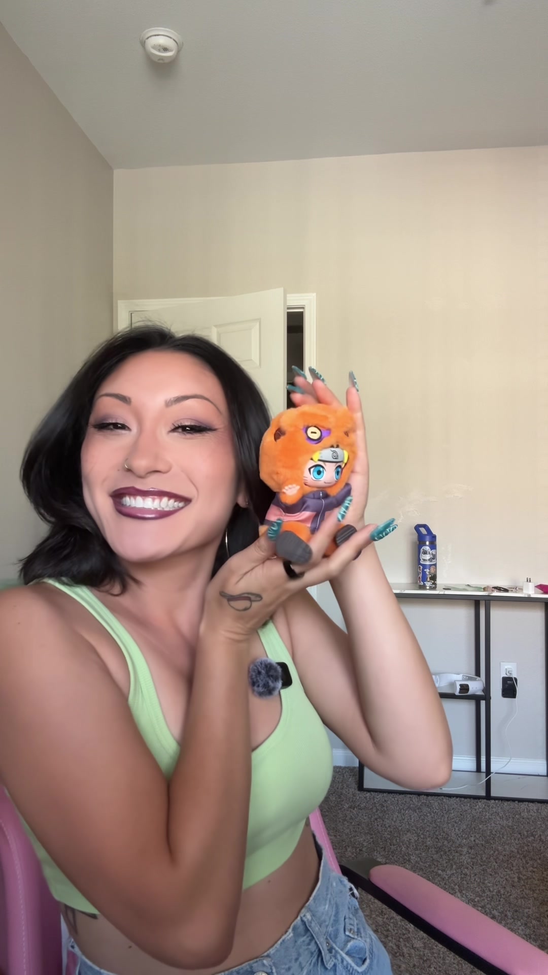 TikTok post by @allioshida for TOPTOY US SHOP. Caption reads: MORE NARUTO BLIND BOXES!!! Thank you @TOPTOY US....