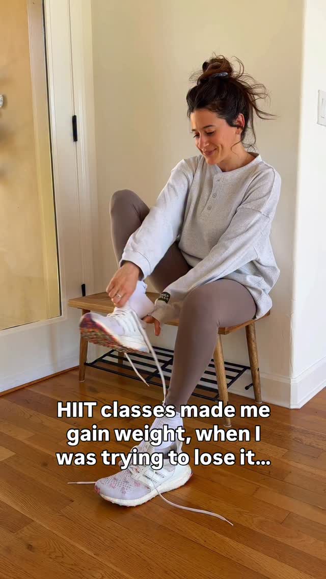 Instagram post by @sofe.ring for WalkingPad. Caption reads: HIIT was seriously messing up my weight loss....