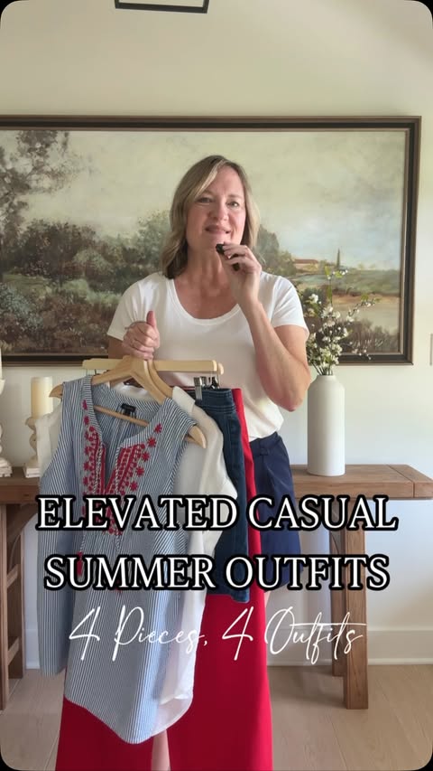 Instagram post by @classyyettrendy for Talbots. Caption reads: [...] Styling: 4 Pieces, 4 Outfits from....