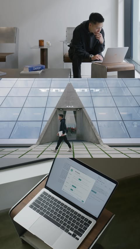 Instagram post by @justin.tse for Grammarly. Caption reads: Grammarly AI // I’ve used @grammarly for years....