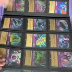 Instagram post by @rebekahquests for Vault X. Caption reads: [...] grabbed the pastel purple binder from....