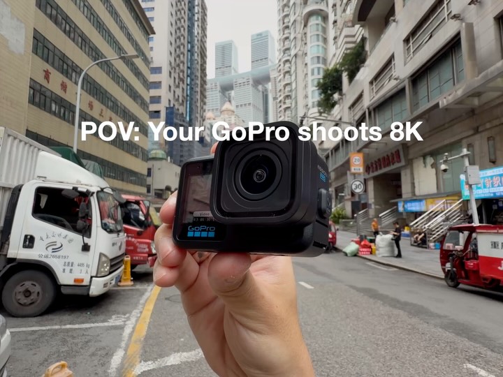 Instagram post by @trystane for GoPro. Caption reads: [...] postcards I captured in Chongqing with....