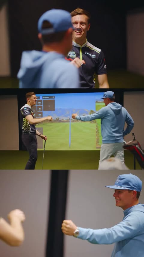 Instagram post by @imsa_racing for Lexus. Caption reads: From the race track to the fairway ⛳️🏎️ Lexus....