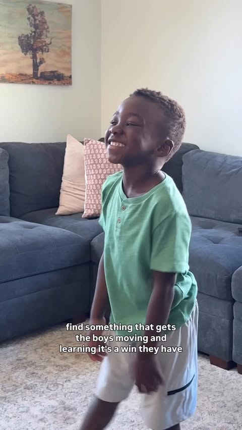 Instagram post by @kaitlin_harris for LeapFrog USA. Caption reads: My boys come home from school with SO much energy.....
