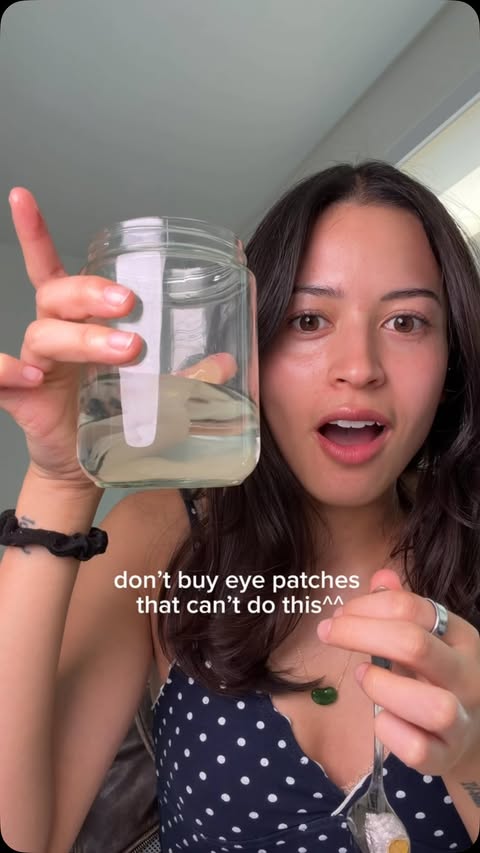 Instagram post by @mina.amelia1 for Biodance. Caption reads: [...] buying eye patches that don’t work 👀!....