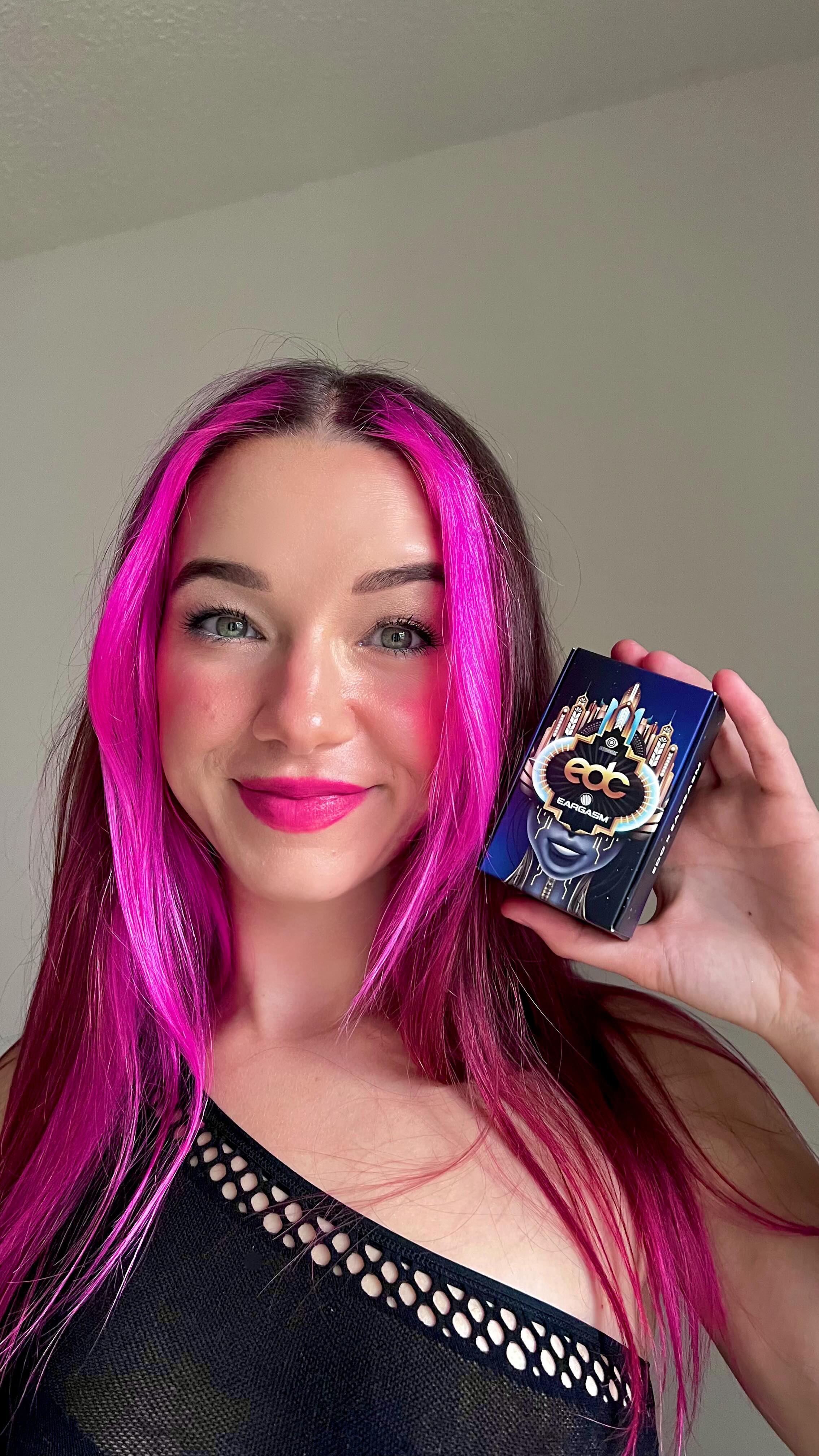 Instagram post by @pinkravebunny for Eargasm. Caption reads: [...] 🎆🎡🎠 Don’t forget to snag a pair of....