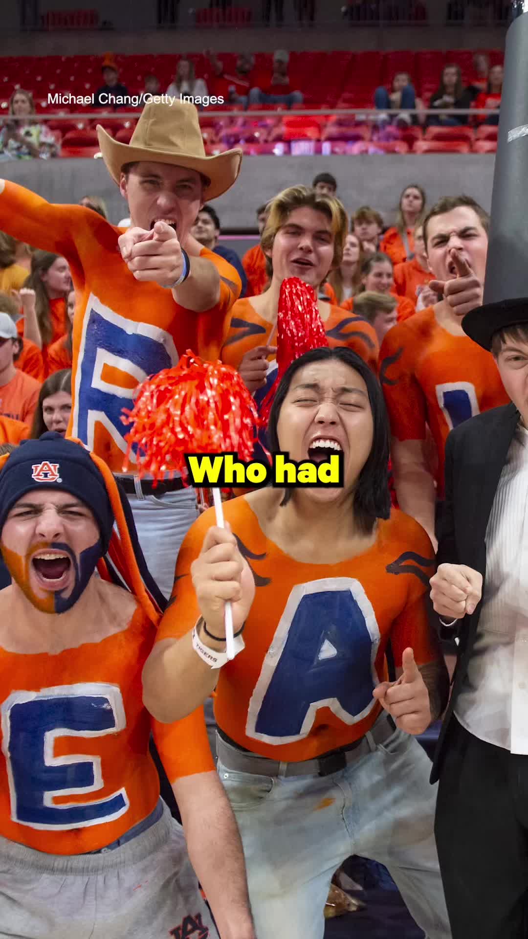 TikTok post by @offthebandwagon for Coca-Cola. Caption reads: Auburn Cam Newton was made in a lab 🥼 @Coca-Cola....