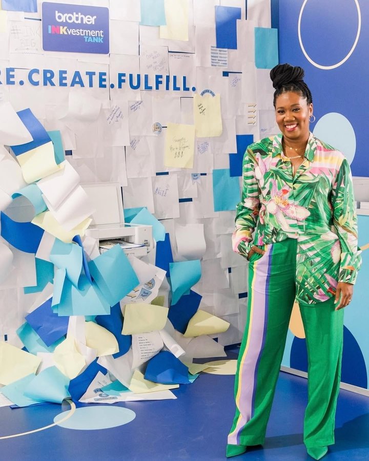 Instagram post by @mikaela.pabon for Create & Cultivate. Caption reads: This is definitely one of those moments where I....