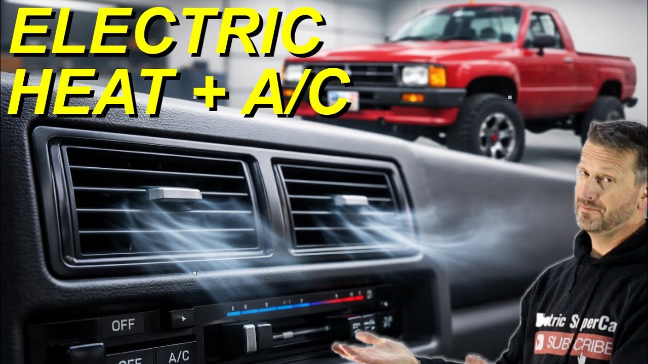 YouTube post by @electricsupercar for Lasfit. Caption reads: How Is This Possible? - ELECTRIC HVAC.