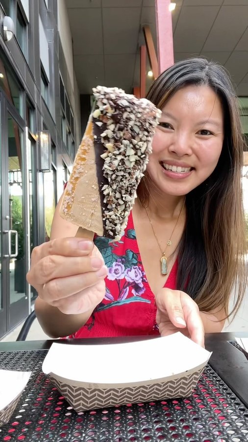 Instagram post by @lindaeatsworld for Morelia Gourmet Paletas. Caption reads: @paletasmorelia opened in @smokyhollowraleigh back....