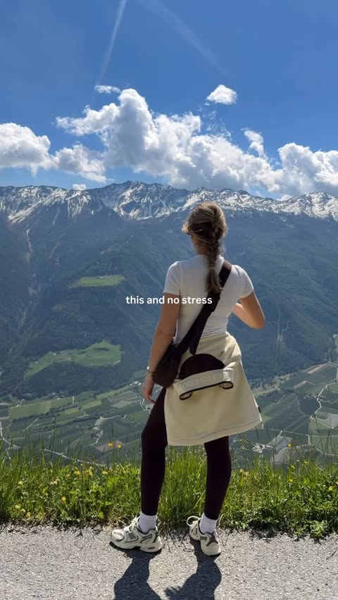Instagram post by @_katiepeake for Holland Cooper. Caption reads: [...] travel, travel content, South Tyrol, Holland....