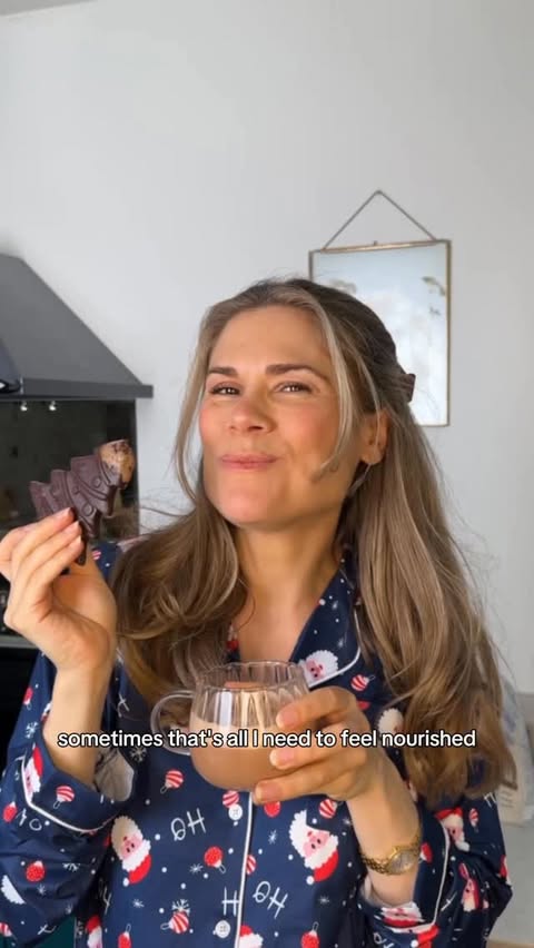 Instagram post by @madeleine_shaw_ for Aroma-Zone. Caption reads: AD | On cold winter days, self-care can be as....