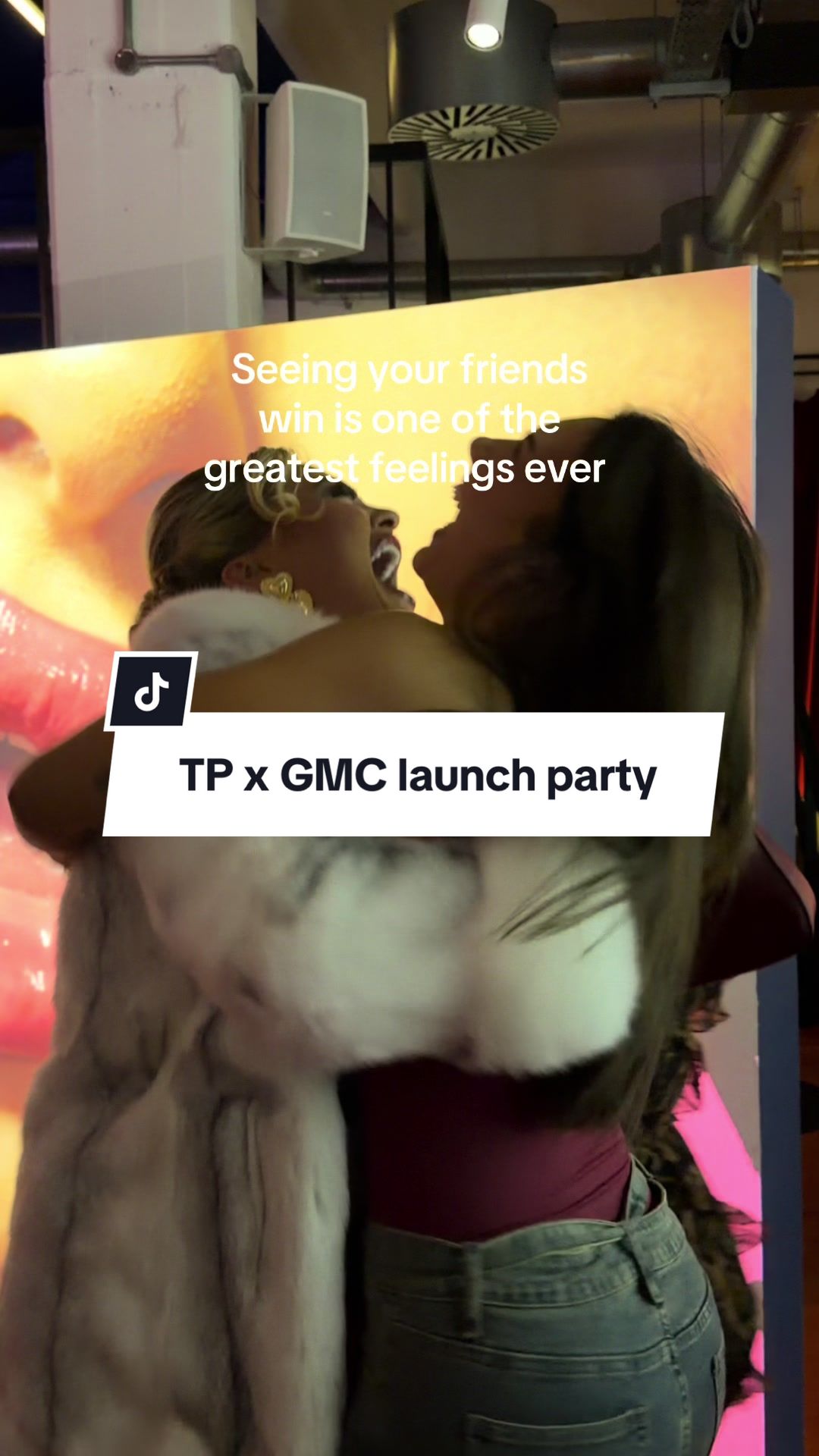 TikTok post by @mkdobo for Give Me Cosmetics. Caption reads: @itstrewleyprecious what a woman, what a wonderful....