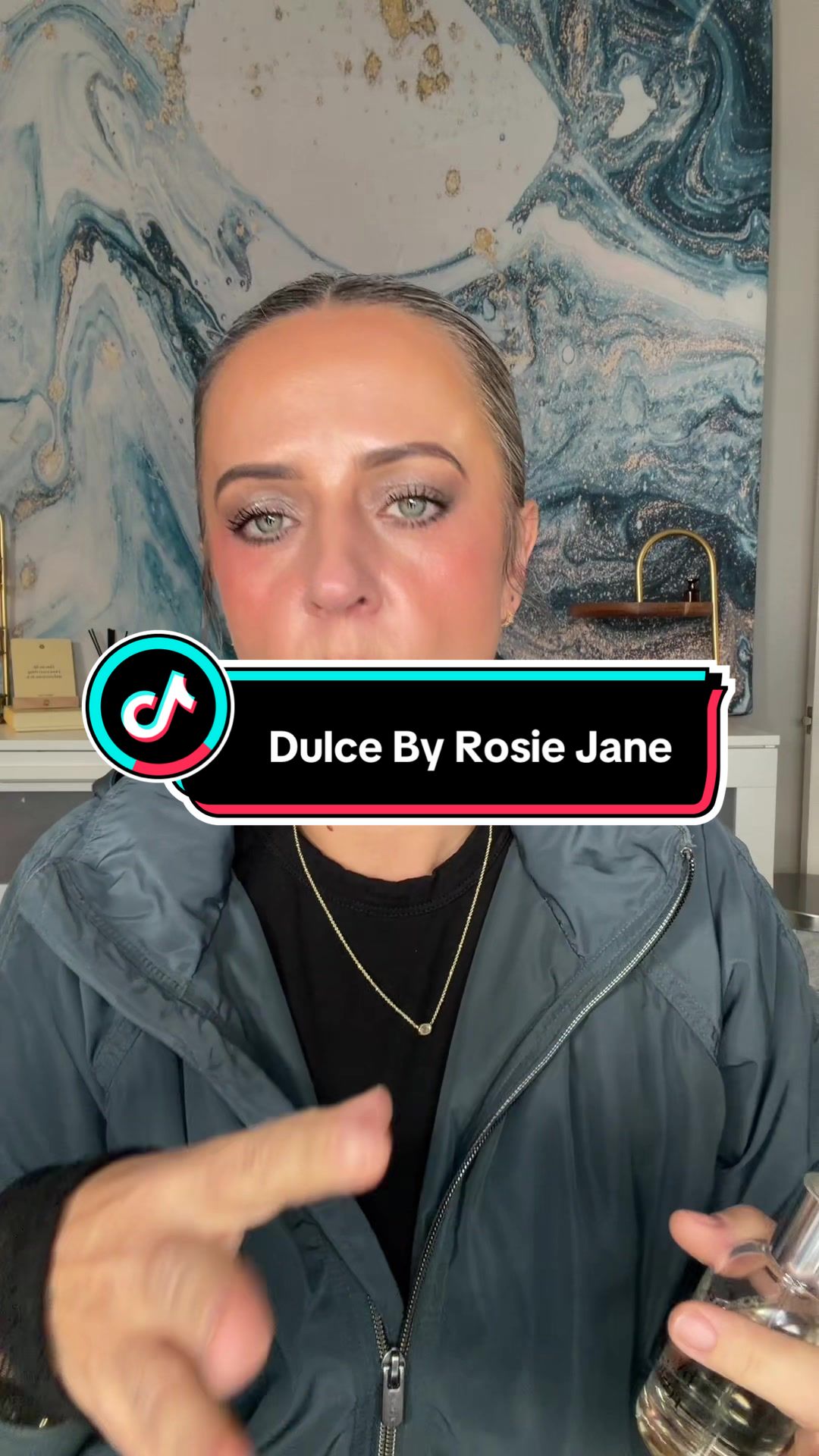 TikTok post by @kellyrosesarno for By Rosie Jane. Caption reads: Dulce @byrosiejane is a classic everyday vanilla.....