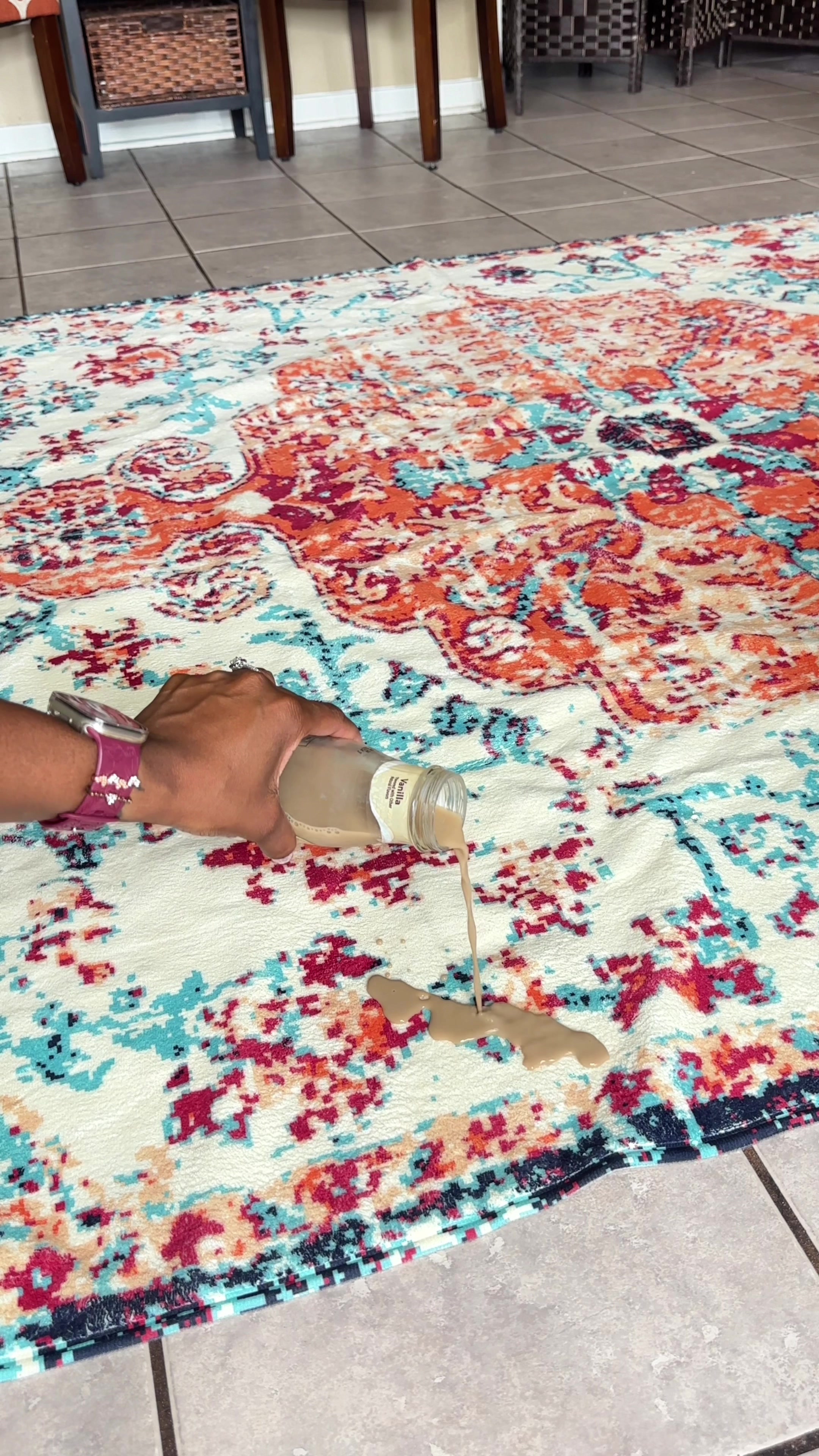 TikTok post by @iamveronicac for LA Home Decor. Caption reads: I’m so shocked, I didn’t expect it to be this....