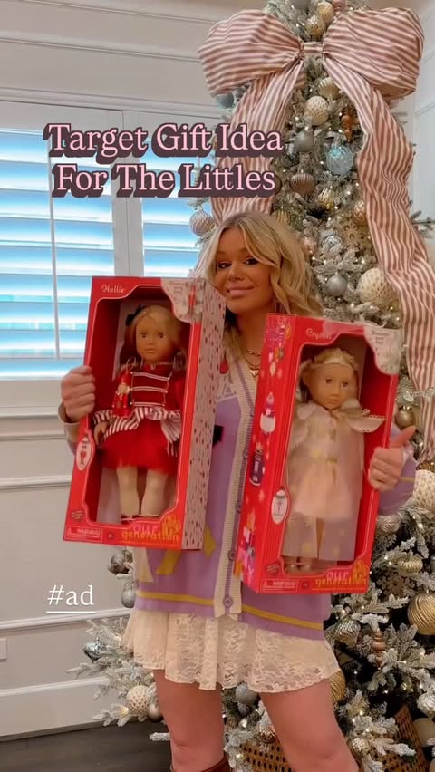 Instagram post by @thedowntownaly for Our Generation Dolls. Caption reads: #ad COMMENT DOLLS. The new limited-edition Our....