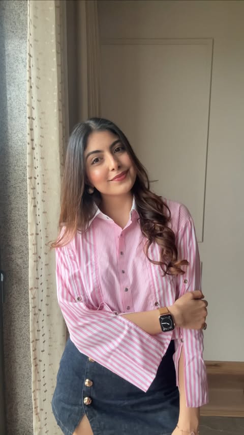 Instagram post by @taniya_a for Amazon Fashion. Caption reads: [...] are. 🤍 Comment ‘SHIRT’ for links ✨....