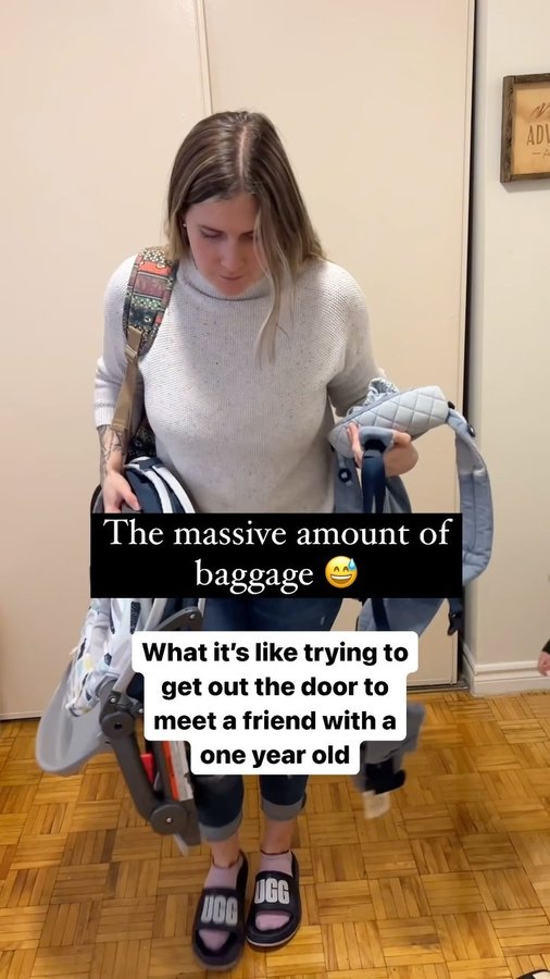 Instagram post by @mylifeinmotherhood for Peanut App. Caption reads: [...] be connected ❤️ What’s more is the Peanut....