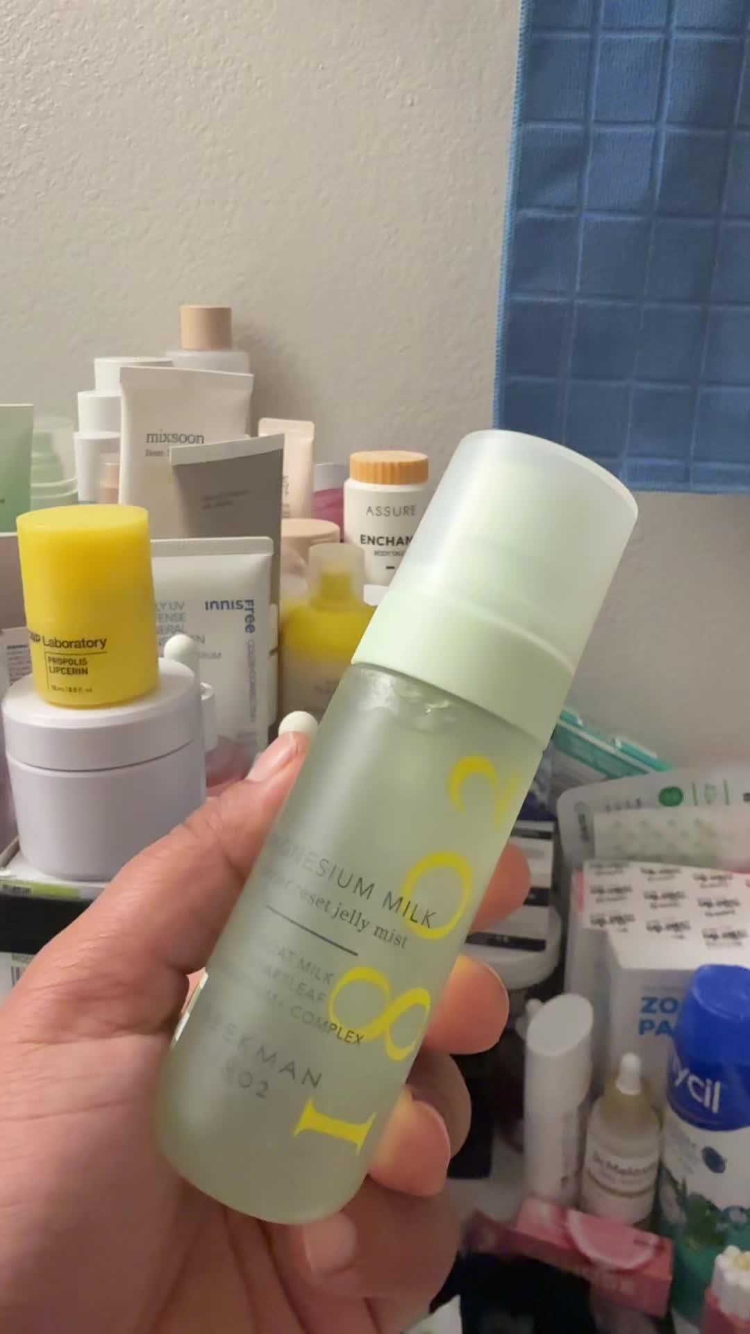 TikTok post by @ghimireaayuska for Beekman 1802. Caption reads: @Beekman 1802 #Beekman1802NewArrivals....