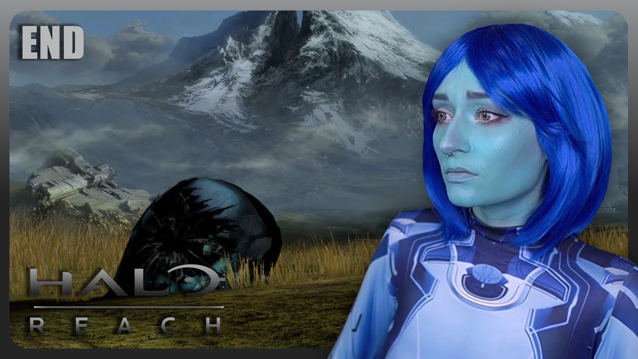 YouTube post by @WhimsyPsyche for The Oodie. Caption reads: Welcome to my first playthrough of Halo: Reach! I....