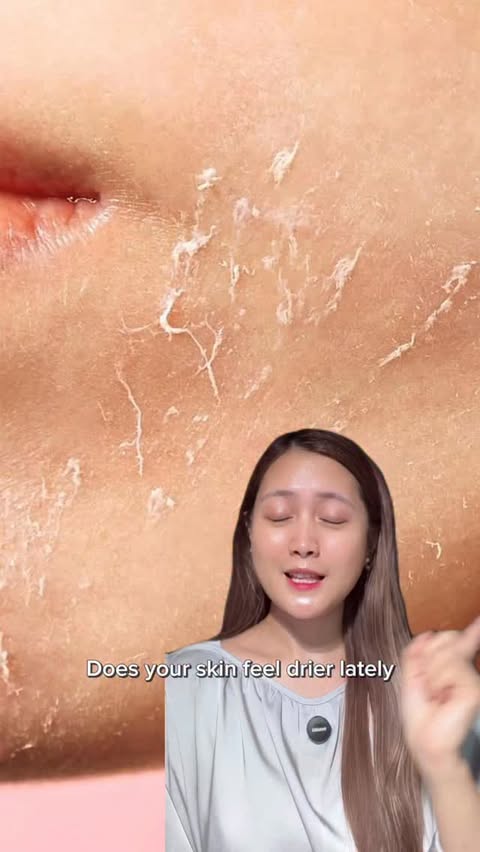 Instagram post by @trixjoyalcanar for Anua. Caption reads: 1-second glass skin hack ✨

@anua_global....