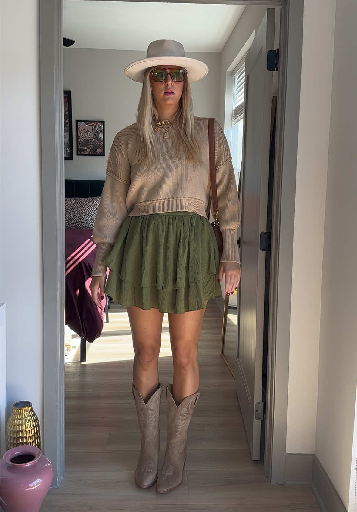 TikTok post by @simonsaidd25 for DIBS Beauty. Caption reads: lil fall OOTD 🍁think I found my new favorite....