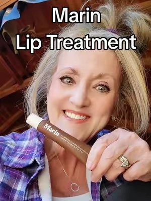 TikTok post by @baileyfarms0 for Marin Skincare. Caption reads: [...] #liptreatment #AuthenTik @Marin Skincare.