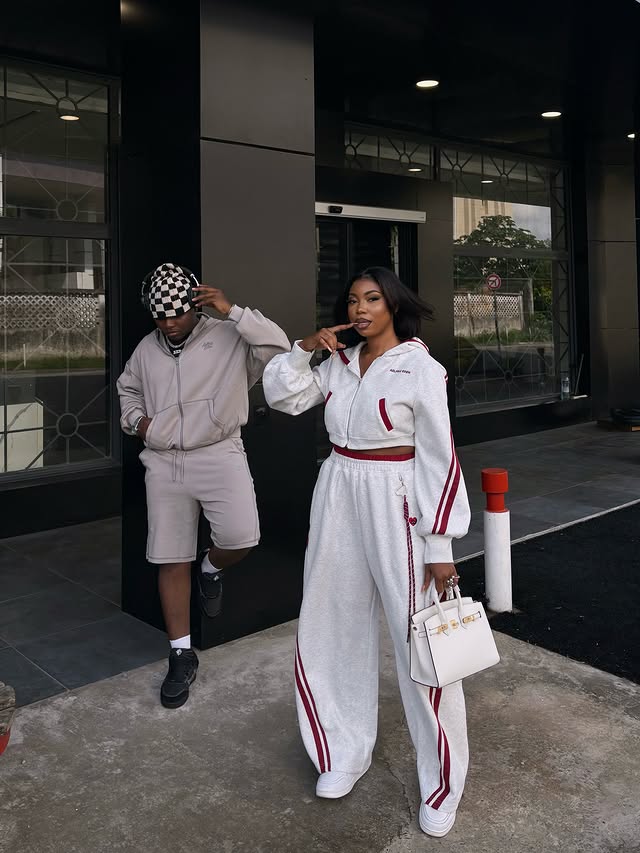Instagram post by @its_djadoudou for Aelfric Eden. Caption reads: [...] set the tone❤️🏛️🎯 . Full fits from....